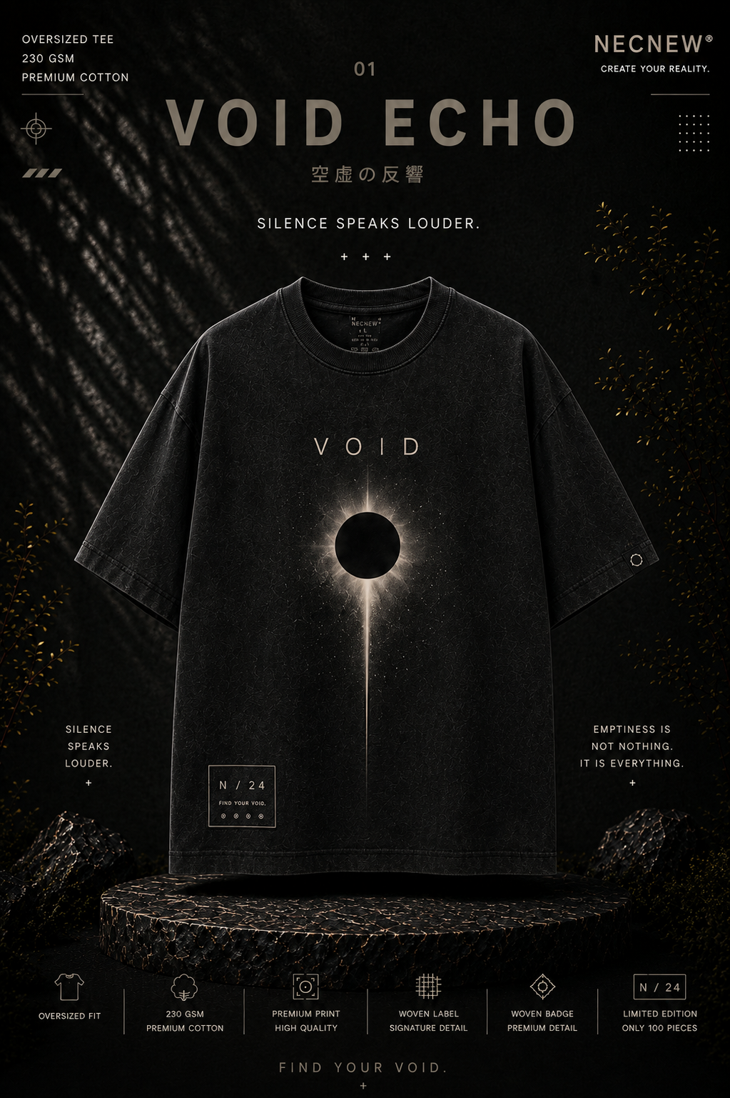 VOID ECHO — Black