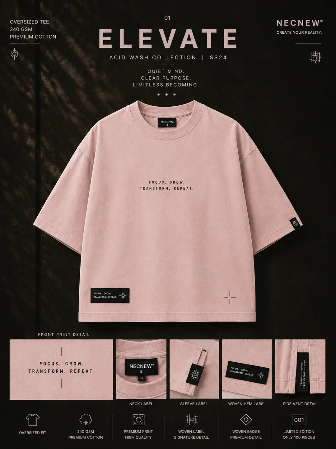 Oversized vs Regular Fit T-Shirts